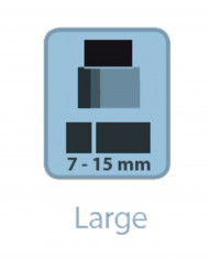 Feutres craie couleur pointe large bleu Securit (4 pièces)