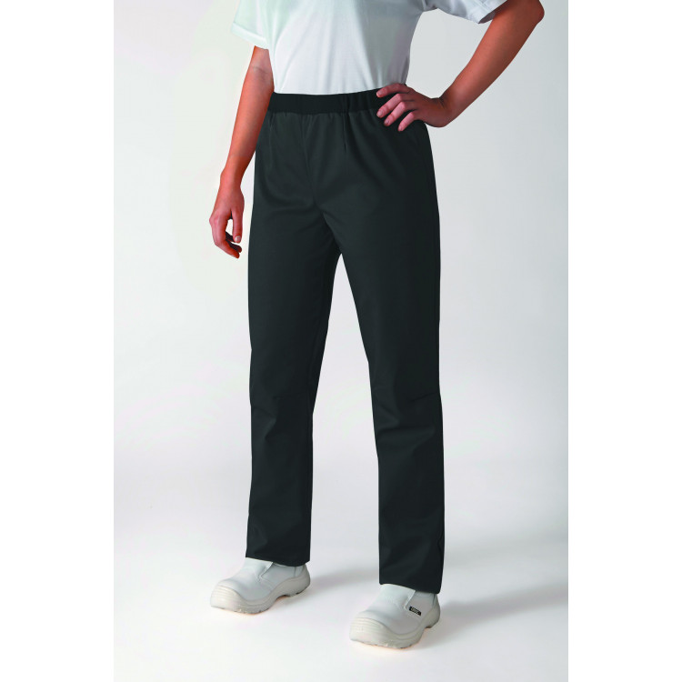 Pantalon femme noir T1 Rosace Robur