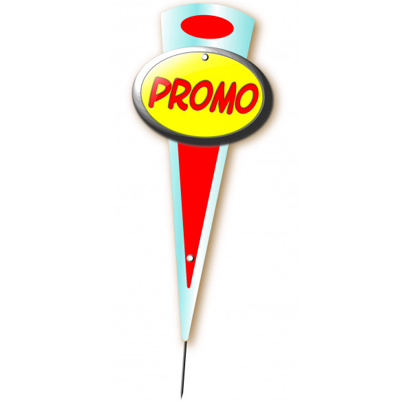 étiquette Promo 240x100 mm Bequet (10 pièces)