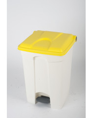 Collecteur à pédale plastique 45 L jaune Probbax