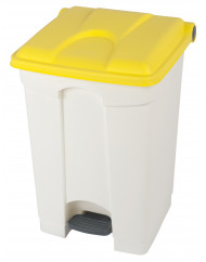 Collecteur à pédale plastique 45 L jaune Probbax