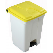 Collecteur à pédale plastique 45 L jaune Probbax