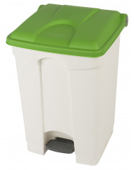 Collecteur à pédale plastique 45 L vert Probbax