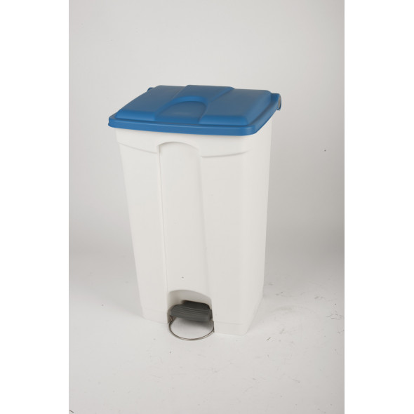Collecteur à pédale plastique 90 L bleu Probbax