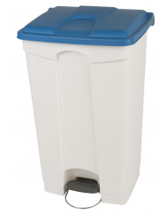 Collecteur à pédale plastique 90 L bleu Probbax