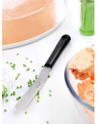 Spatule coudée inox 12 cm Deglon