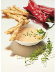 Assiette creuse bagasse rond marron Ø 16 cm Duni (50 pièces)