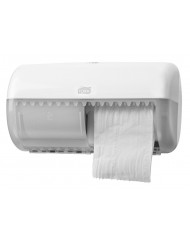 Distributeur de papier hygiénique double blanc 29,3x16,6x16,7 cm T4 Tork