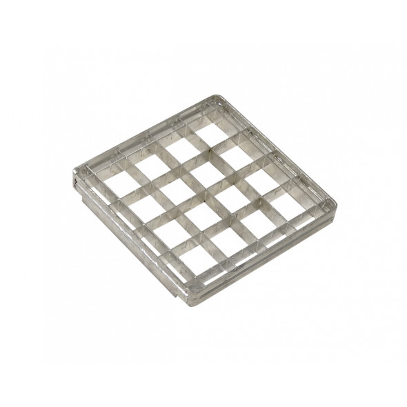 Kit couteau et poussoir 20x20 mm pour coupe-frites acier 10,7x10,7x1,5 cm L.tellier