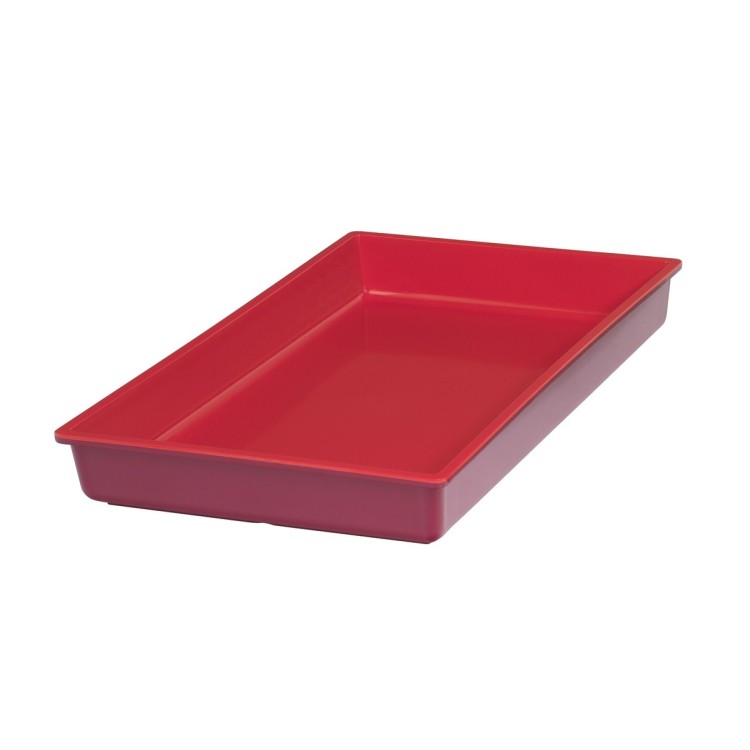 Bac rouge mélamine 53 cm Vestah Platex