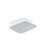 Couvercle pour barquette 200CL rectangulaire gris 31,2x25,5 cm (50 pièces)