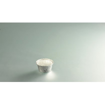 Godet rond gris aluminium Ø 8 cm 11 cl (100 pièces)