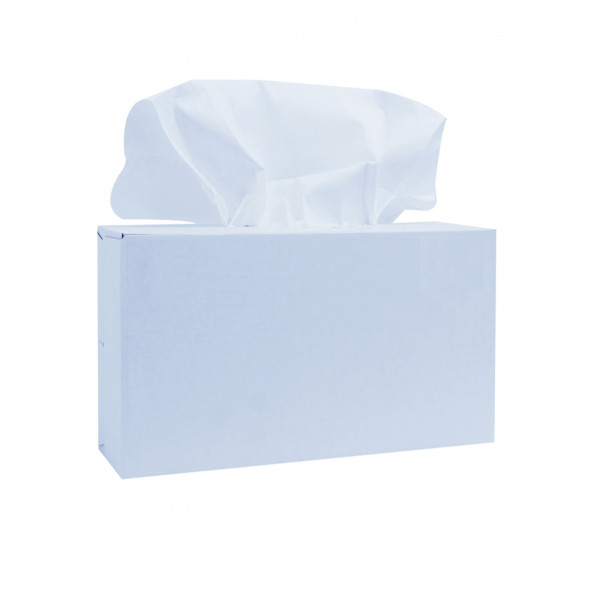 Torchon jetable blanc non tissé 35x50 cm Softclean (100 pièces)