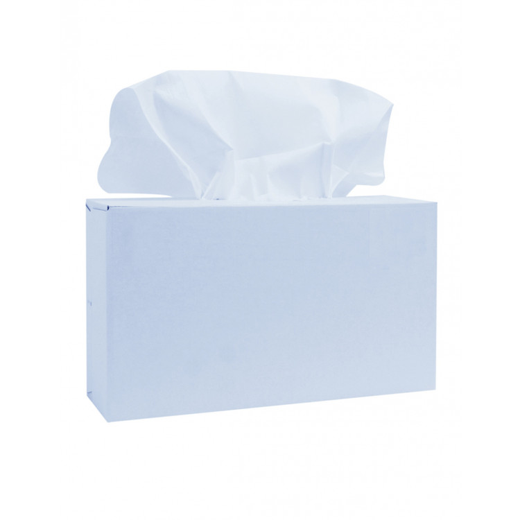 Torchon jetable blanc non tissé 35x50 cm Softclean (100 pièces)