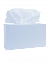 Torchon jetable blanc non tissé 35x50 cm Softclean (100 pièces)