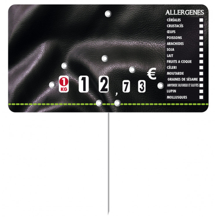 étiquette allergènes rectangulaire Presto Allergènes 70x130 mm Bequet (10 pièces)