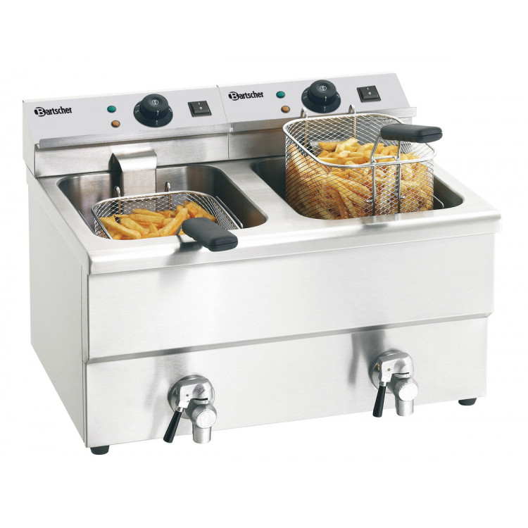 Friteuse avec robinet IMBISS2 230v 16 L Bartscher