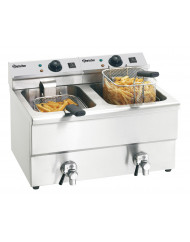 Friteuse avec robinet IMBISS2 230v 16 L Bartscher