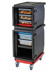 Socle rouleur sans poignée plastique 62,5x42x17 cm Cam Gobox Cambro