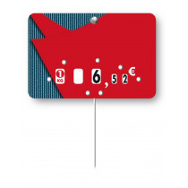 étiquette rectangulaire FREDO 70x105 mm Bequet (10 pièces)