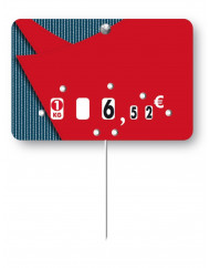 étiquette rectangulaire FREDO 70x105 mm Bequet (10 pièces)