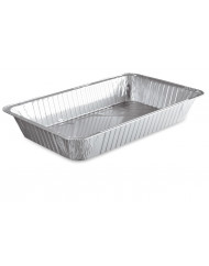 Plat GN1/1 rectangulaire gris aluminium 52,5x32,5x8 cm 114,5 cl (50 pièces)