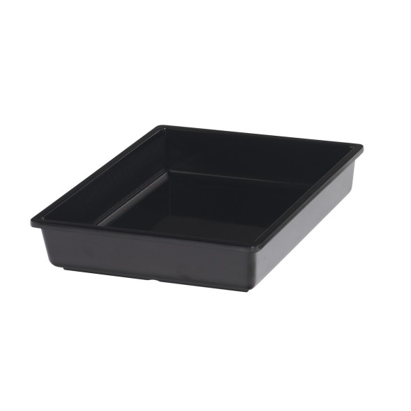 Bac noir mélamine 32,5 cm Vestah Platex