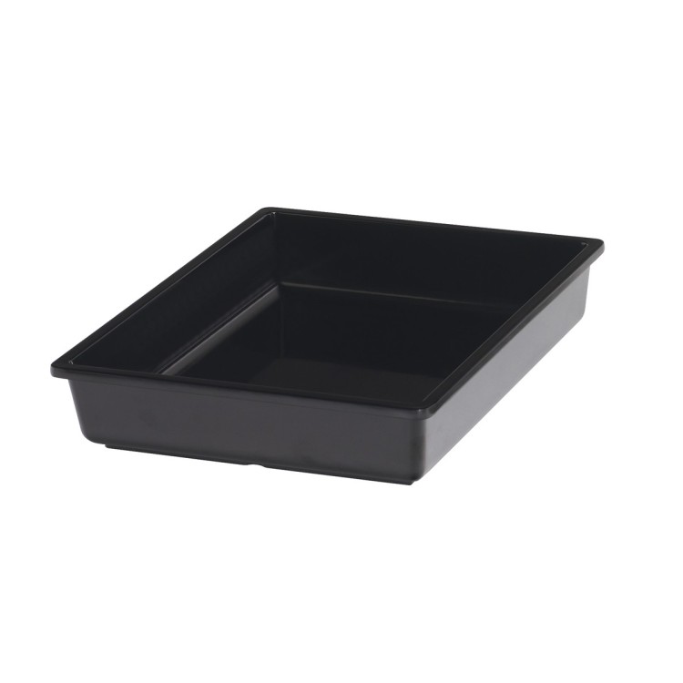 Bac noir mélamine 32,5 cm Vestah Platex