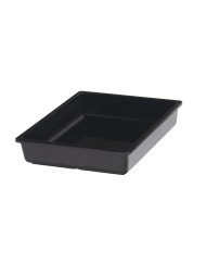 Bac noir mélamine 32,5 cm Vestah Platex