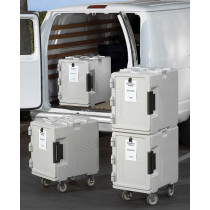 Kit roulettes pour conteneur isotherme UPCS400 acier Ø 12,7 cm Cambro