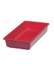 Bac rouge mélamine 32,5 cm Vestah Platex