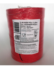 Ficelle alimentaire rouge lin