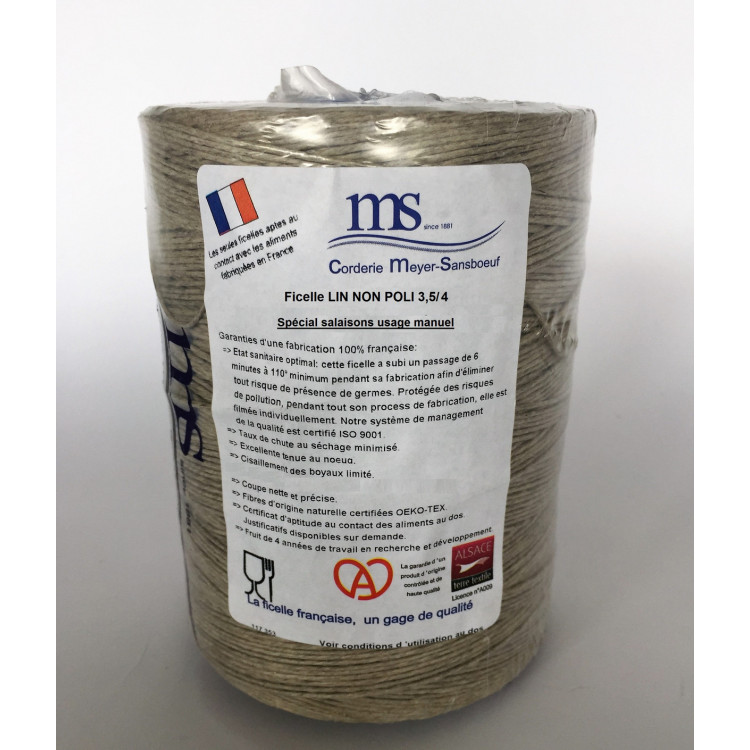 Ficelle alimentaire beige lin