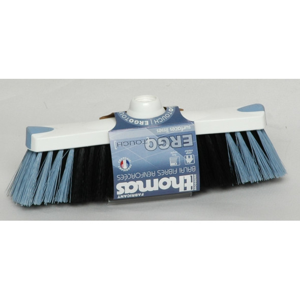 Balai fibre souple noir gris 280 mm Ergotouch Thomas