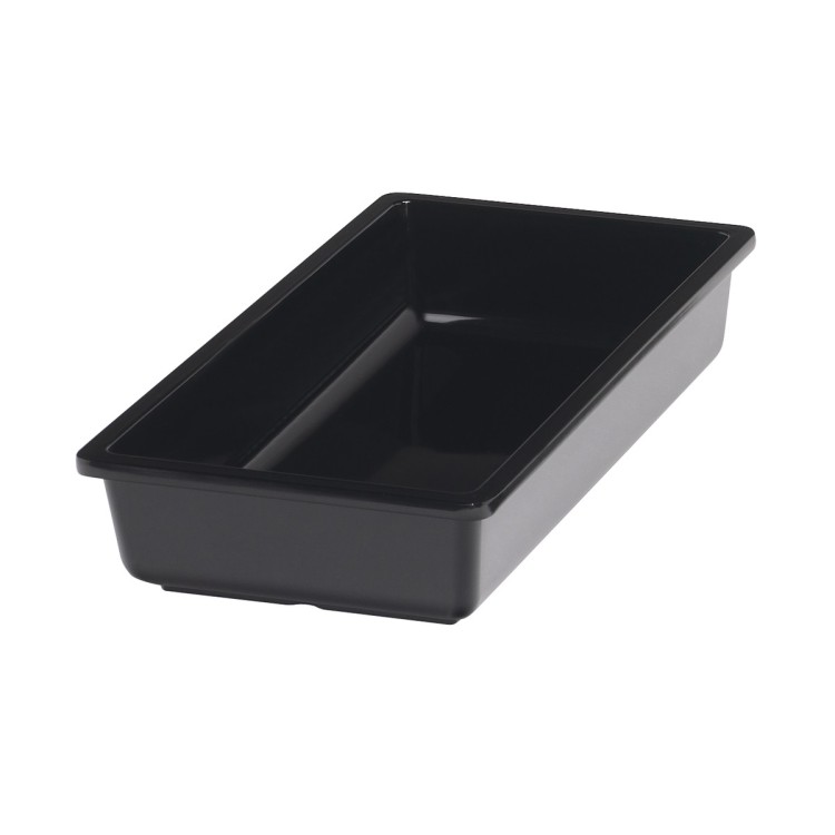 Bac noir mélamine 32,5 cm Vestah Platex