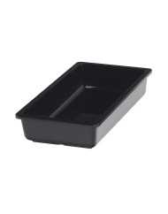 Bac noir mélamine 32,5 cm Vestah Platex