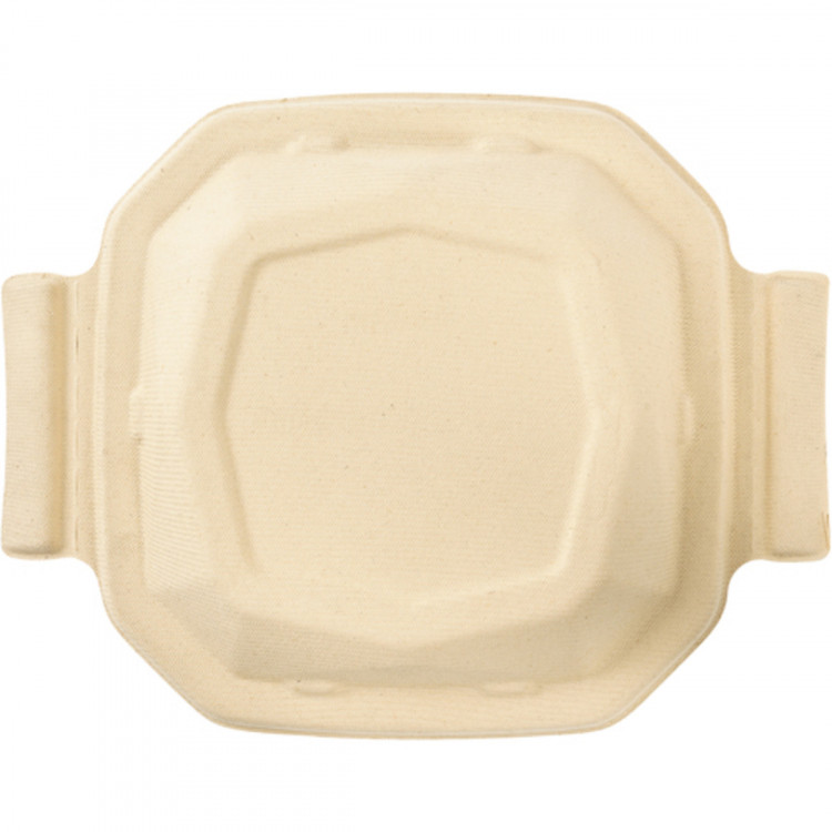 Couvercle pour boîte 65CL octogonal marron 19,1x19,1x3,5 cm Octabagasse Duni (50 pièces)