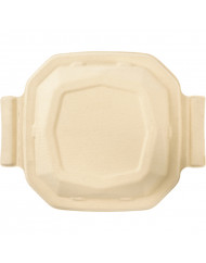 Couvercle pour boîte 65CL octogonal marron 19,1x19,1x3,5 cm Octabagasse Duni (50 pièces)