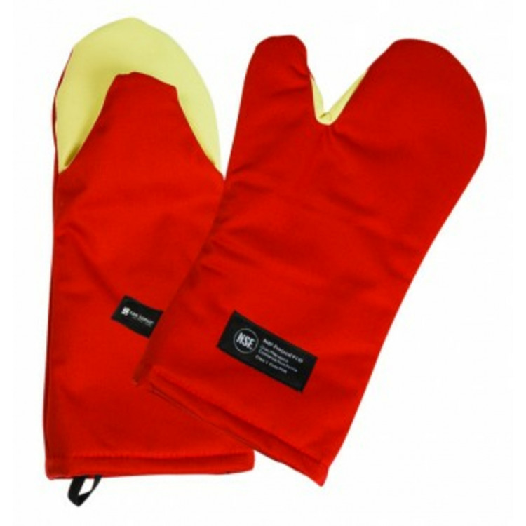 Gant anti-chaleur rouge Taille Unique