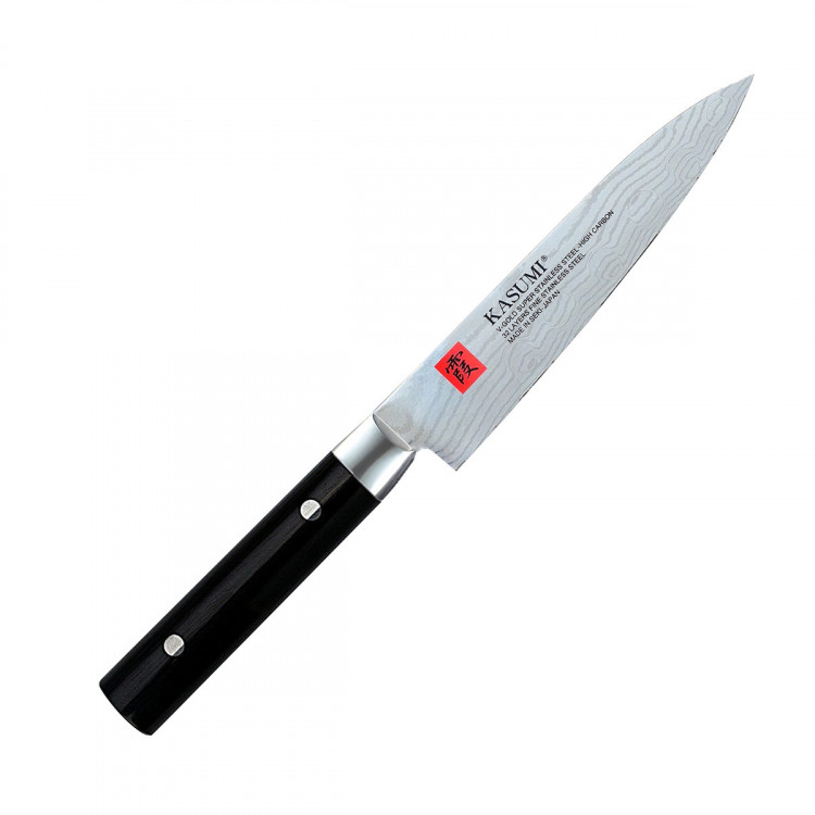 Couteau chef 15 cm acier bois compressé unie Damas Kasumi
