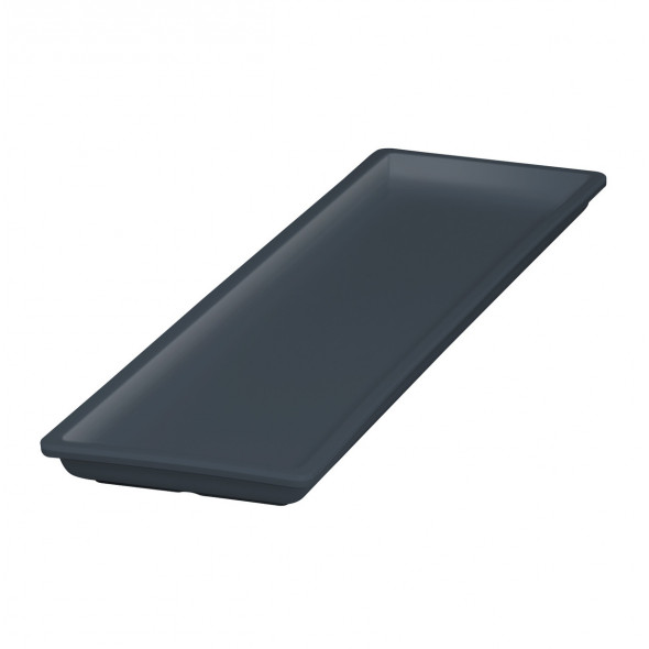 Bac mélamine gris 530x162 mm Vestah Platex