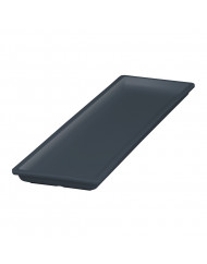 Bac mélamine gris 530x162 mm Vestah Platex
