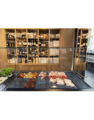 Bac mélamine gris 530x162 mm Vestah Platex