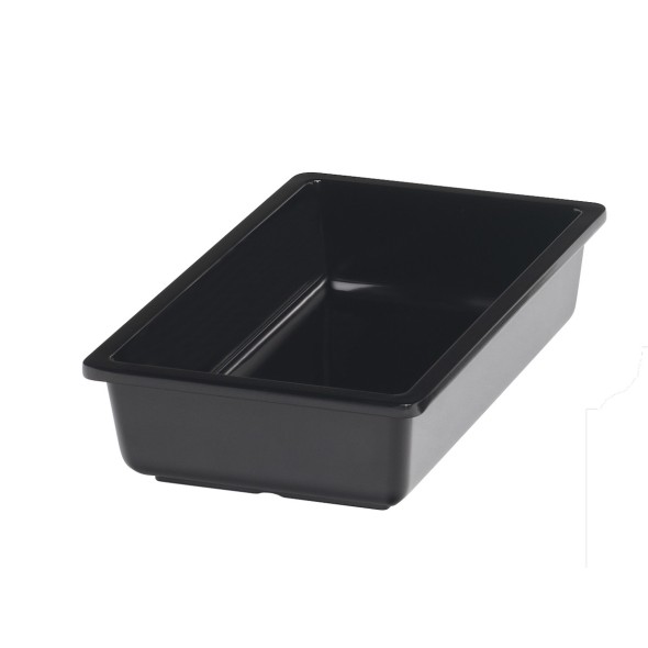 Bac noir mélamine 26,5 cm Vestah Platex