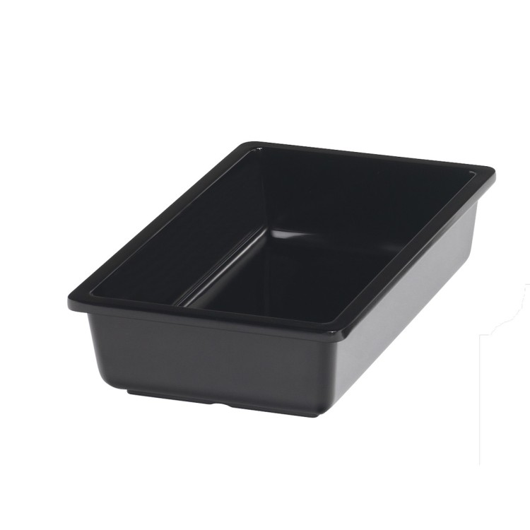 Bac noir mélamine 26,5 cm Vestah Platex