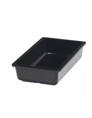 Bac noir mélamine 26,5 cm Vestah Platex