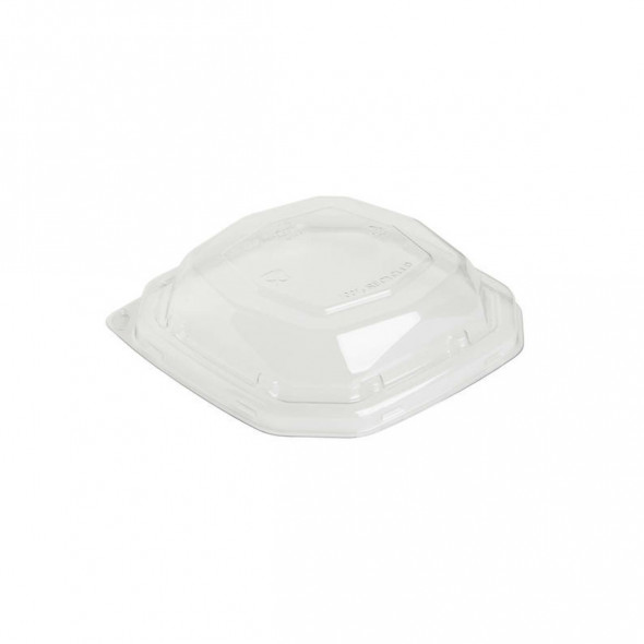 Couvercle pour boîte 40CL octogonal transparent 16x16x3,9 cm Octabagasse Duni (50 pièces)