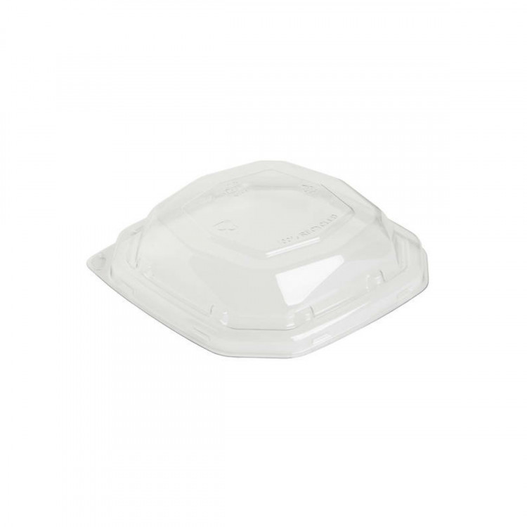 Couvercle pour boîte 40CL octogonal transparent 16x16x3,9 cm Octabagasse Duni (50 pièces)
