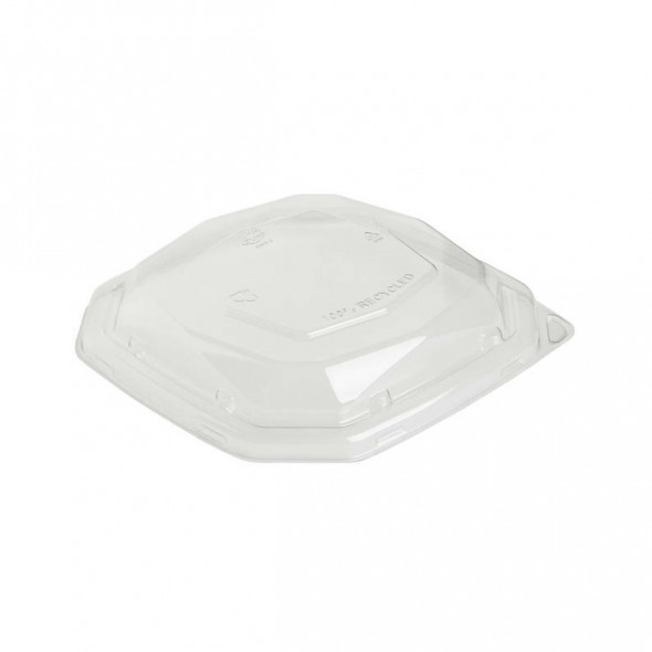 Couvercle pour boîte 65CL octogonal transparent 19,1x19,1x3,5 cm Octabagasse Duni (50 pièces)
