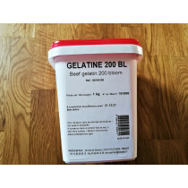 Gélatine feuille 1 kg